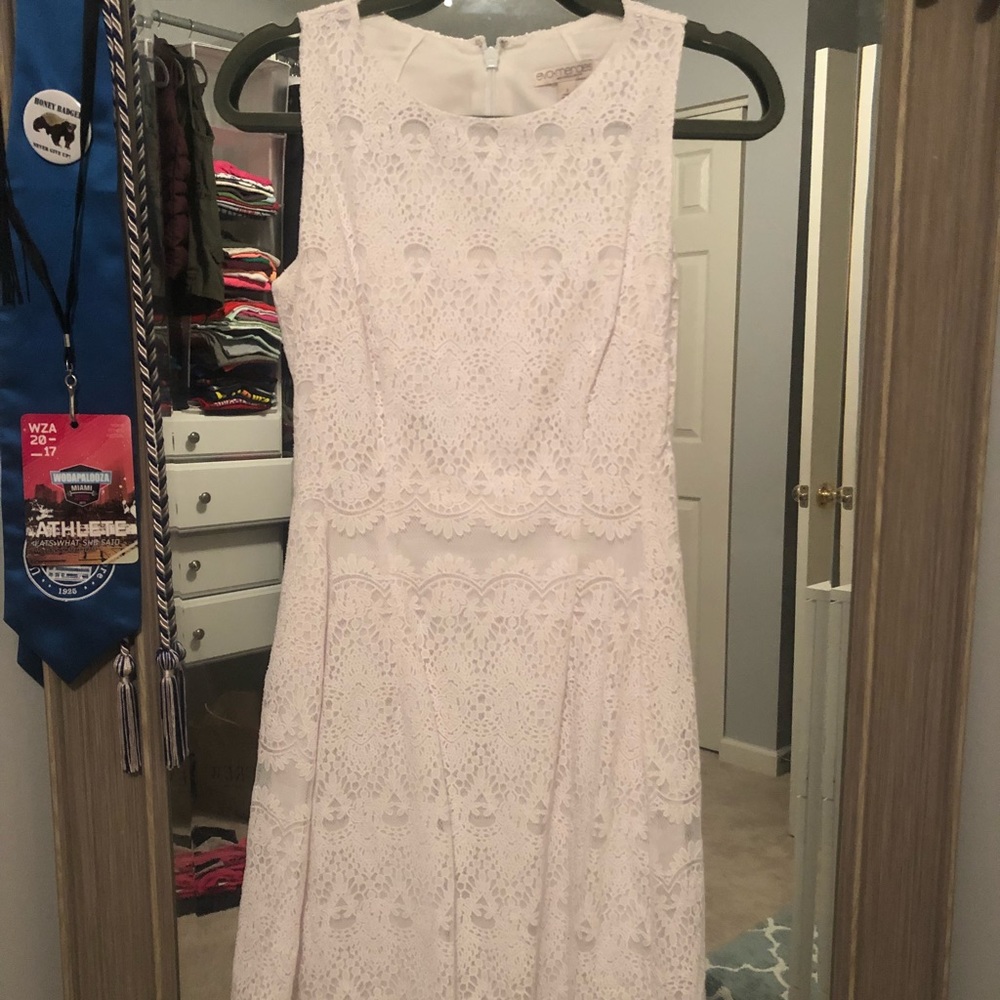NY co. Eva Mendez white lace dress. Worn once